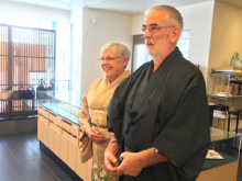 Experience dressing in an authentic Kimono